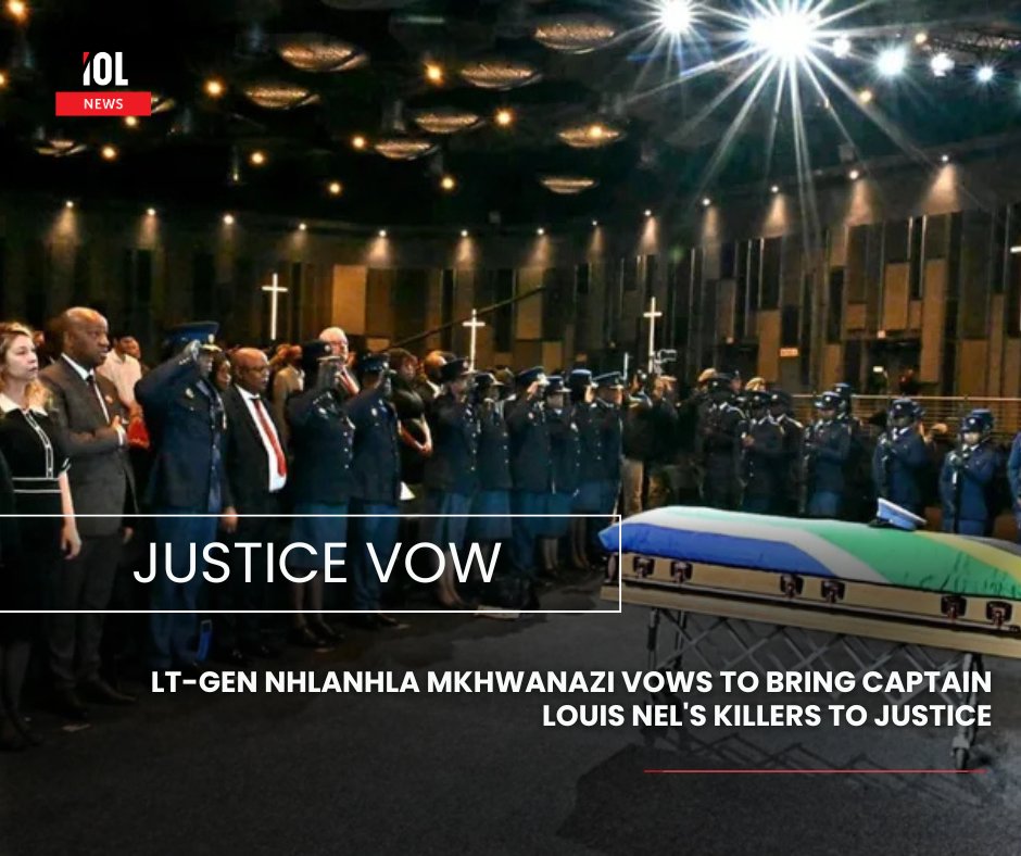 IOL's tweet photo. KwaZulu-Natal police commissioner Lieutenant General Nhlanhla Mkhwanazi has vowed that those behind last week’s cold-blooded killing of a police officer will be brought to justice.
#JusticeVow #PoliceResolve #LawAndOrder #CrimeCrackdown #SouthAfricanPolice #Accountability
Read on https://t.co/CV236cX3cX