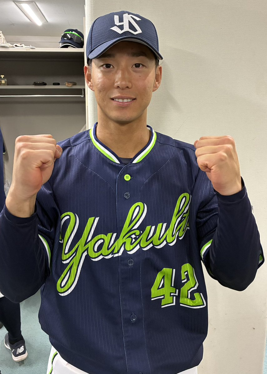 東京ヤクルトスワローズ 澤井廉 選手 初ホームラン記念ユニフォーム L