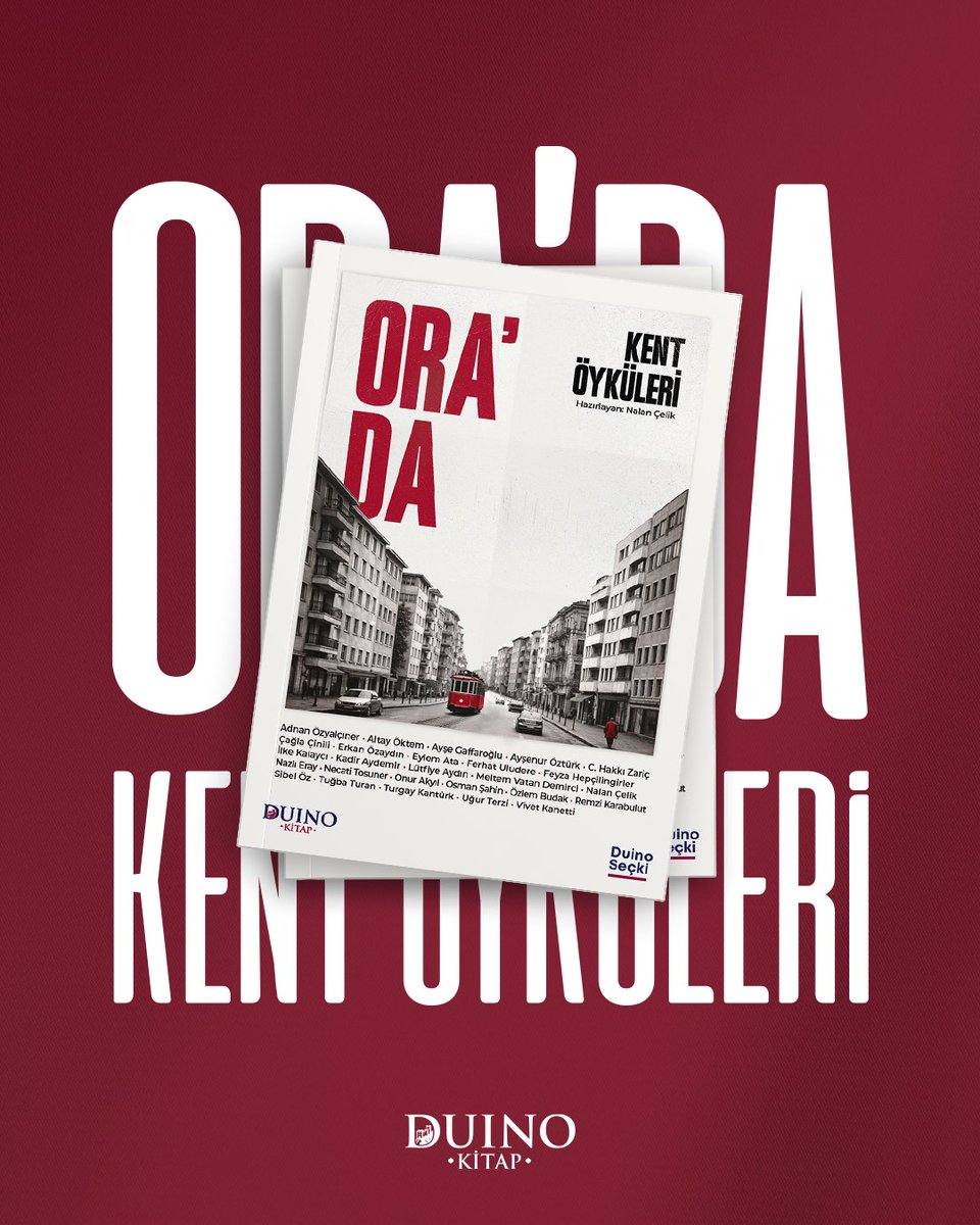 DuinoKitap's tweet photo. ⏰ Ora'da, şimdi kitap satış siteleri ve mağazalarda!

Ora bazen bir sokaktır.
Bazen bir tren garı, bir meydan, bir pencere ışığı…
Bazen de içimizde taşıdığımız, gitsek bile peşimizi bırakmayan bir hatıra...

https://t.co/JJRZBqtES1 https://t.co/gXxxMNvqIw