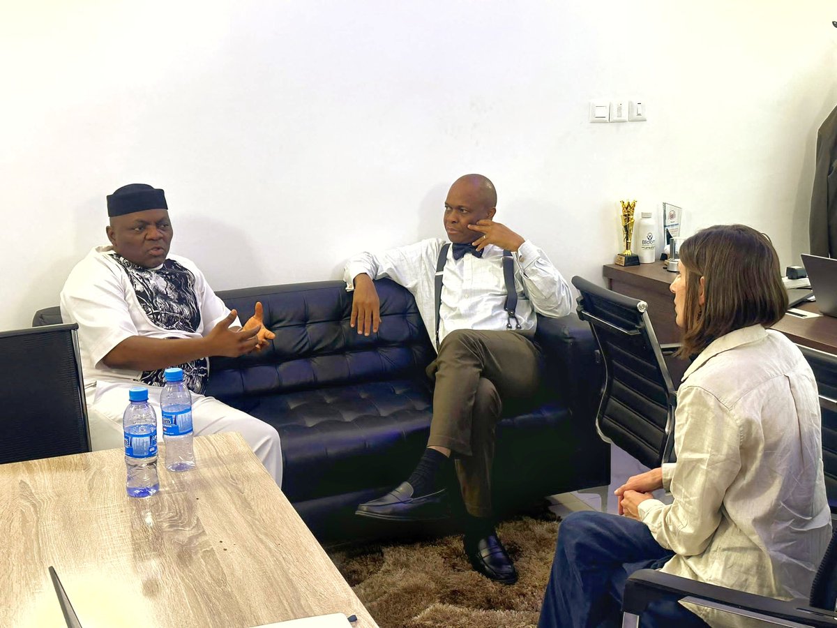 bloompubhealth's tweet photo. It was a pleasure to welcome Prof. Martins Emeje, Director General of NNMDA Nigeria &amp; Prof. Elisa M. Maffioli of the School of Public Health at the University of Michigan for an engaging and insightful exchange on critical issues shaping public health across Africa and beyond. https://t.co/Rx8AfpkE84
