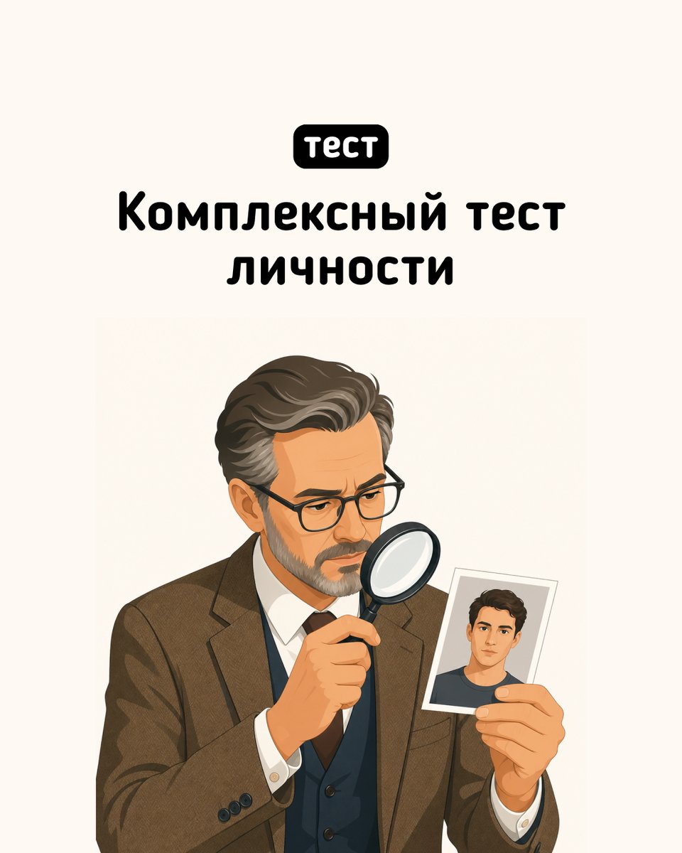 testometrika's tweet photo. Комплексный тест личности поможет взглянуть на свои сильные стороны, особенности характера, стиль общения и внутренние мотивы.
https://t.co/a1IZlkASx0
#тестличности #психологическийтест #онлайнтест https://t.co/P3DmPseTRs