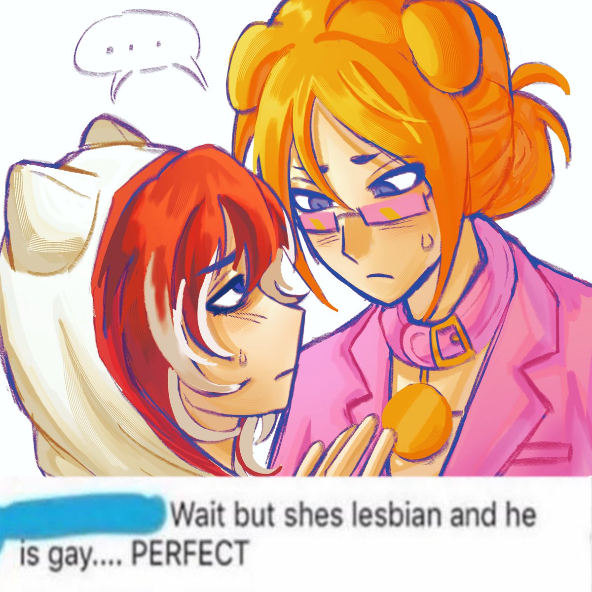 When the straight roleplay gets serious #katieb #katiebfanart #ewron #ewronfanart #qsmpfanart