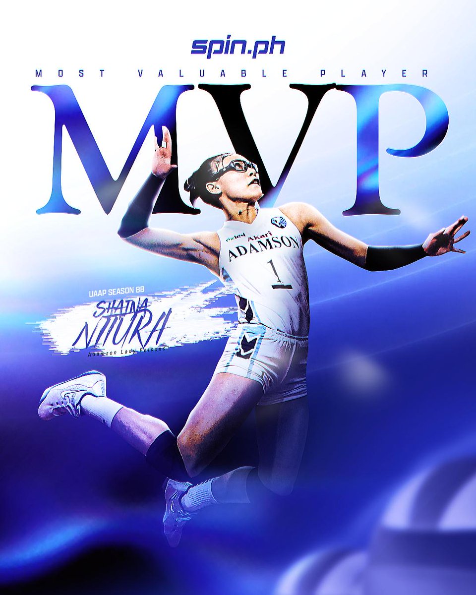 1️⃣ of 1️⃣, no doubt, no question.

For the first time, a Lady Falcon is MVP - and her name is Shaina Nitura. #UAAPSeason88