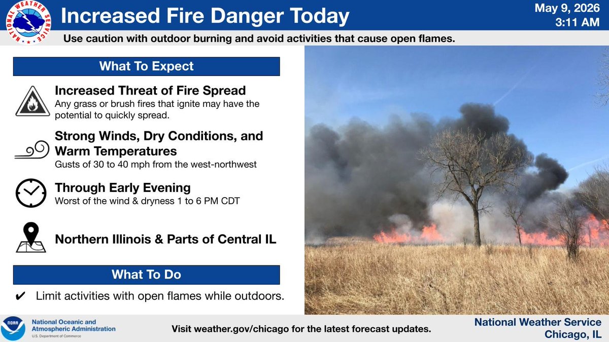 NWS Chicago tweet media
