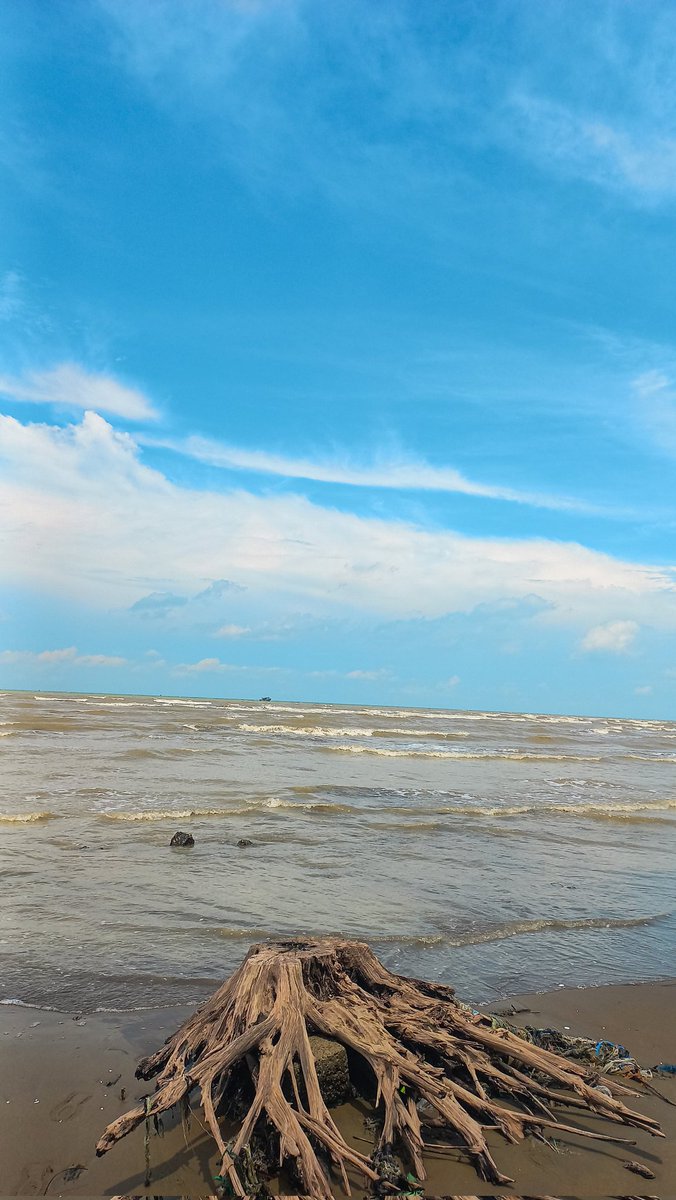 aleeshpa's tweet photo. seru bgt belakang kantor langsung pantai jadi bisa tiap hari liat laut https://t.co/HDSRg0yZEx