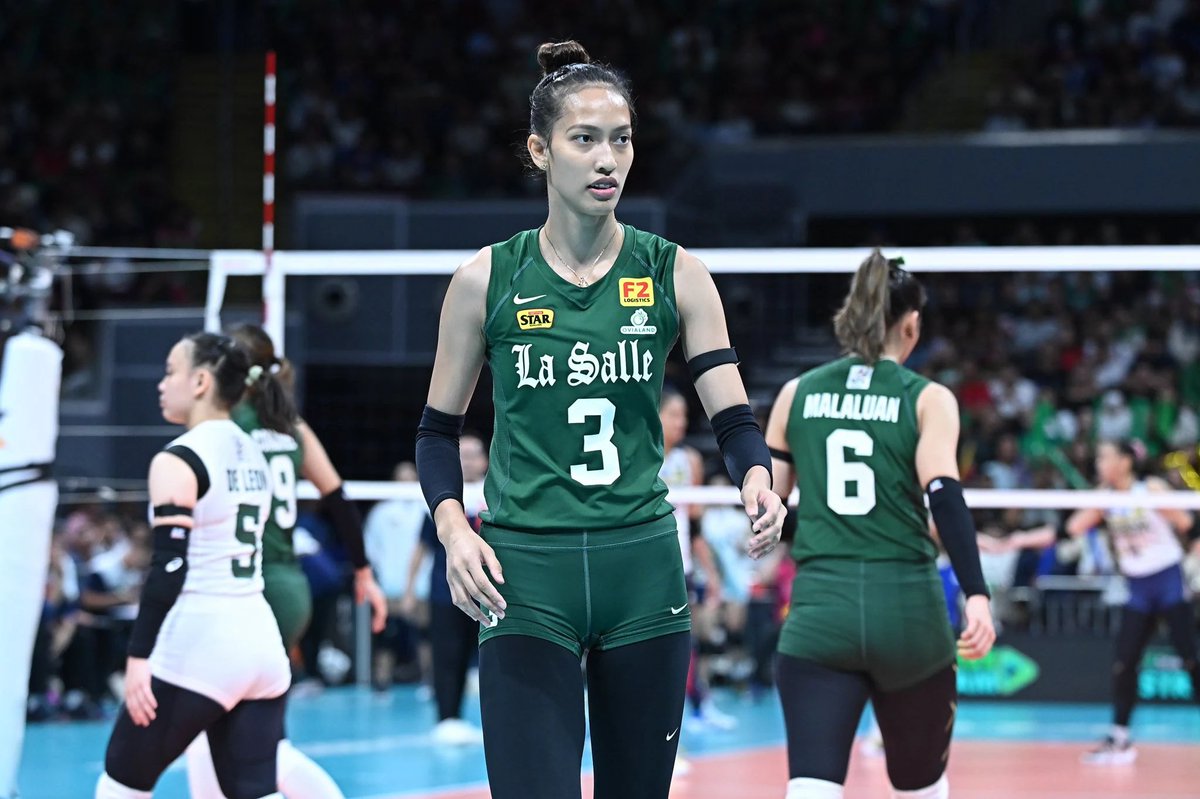 tj_canino's tweet photo. For the fifth straight UAAP season, one of the Best Middle Blocker awards belongs to the 🏹DLSU Lady Spikers:

Season 84 - Thea Gagate
Season 85 - Thea Gagate
Season 86 - Thea Gagate
Season 87 - Amie Provido
Season 88 - Amie Provido

DOMINANCE! 🥹💚🔥 https://t.co/dUY5pTY97F