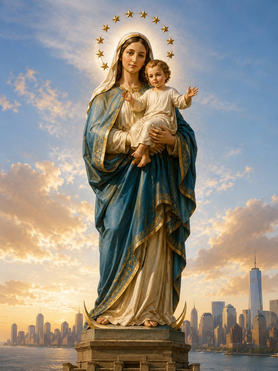 Ya que crear imágenes ya no es considerado pecado por los evanjewlicos, propongo que cambien la estatua de la libertad por algo como esto: