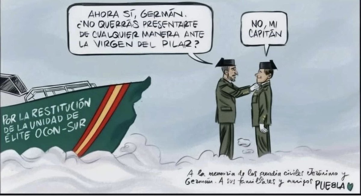 Somos de otra raza y algunos no lo entienden. Queridos aspirantes se nos han ido dos ejemplos en los que os podéis fijar. Un abrazo al cielo y a sus familias.