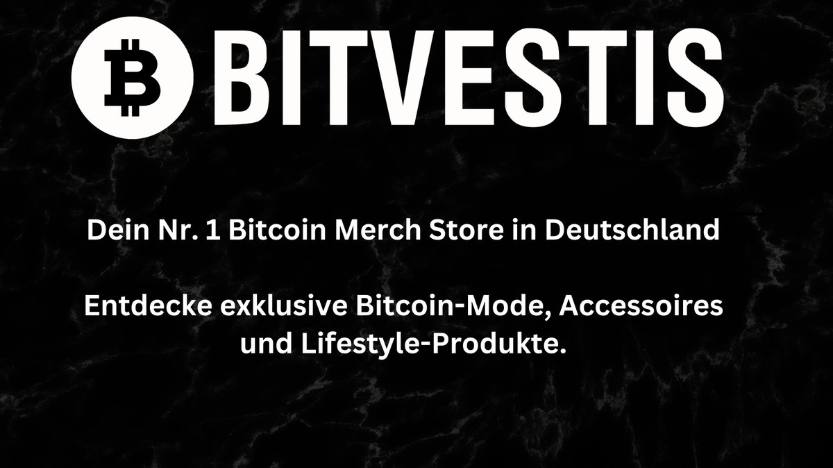 bitvestis's tweet photo. Trag, woran du glaubst ⚡
