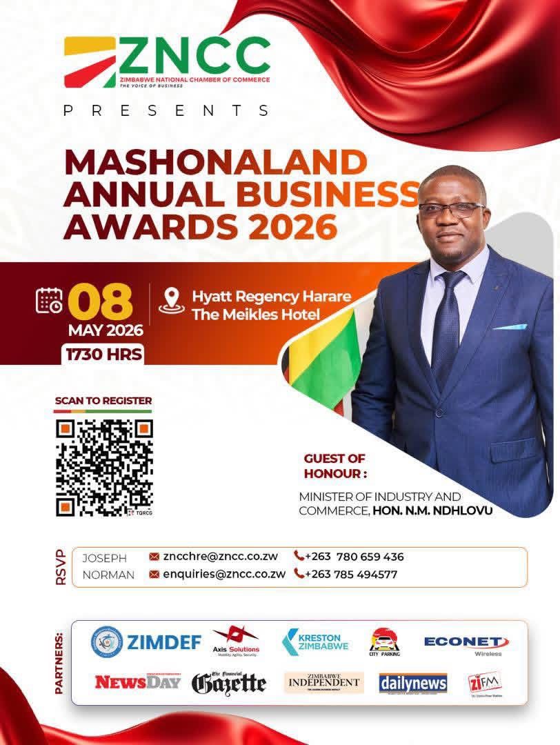 CEO of @Transvaal_zw Eng. Moyo , is Honored to be 1st Runner Up