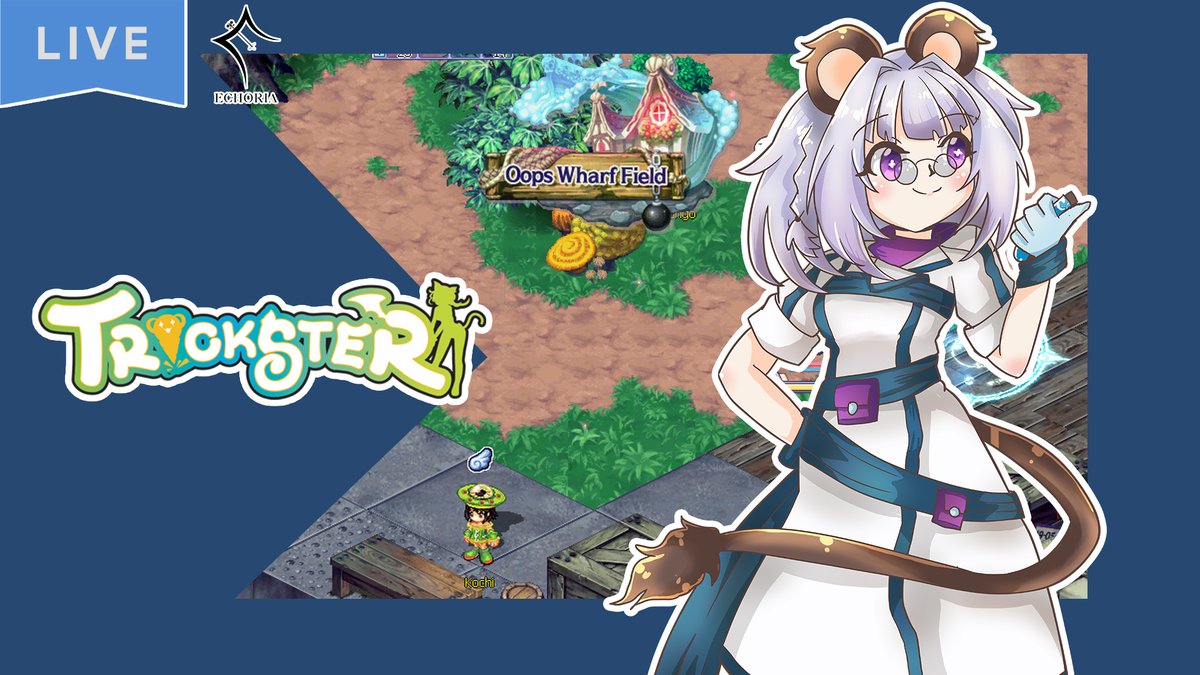 FreidyaE's tweet photo. [Trickster Online] สิงโตโฮกปิ๊ป in Oops Wharf
✨09/05 - 15.30
🌙https://t.co/9fnQaMWHpu
#freidya #vtuber #trickster https://t.co/tKX4DVbfSK