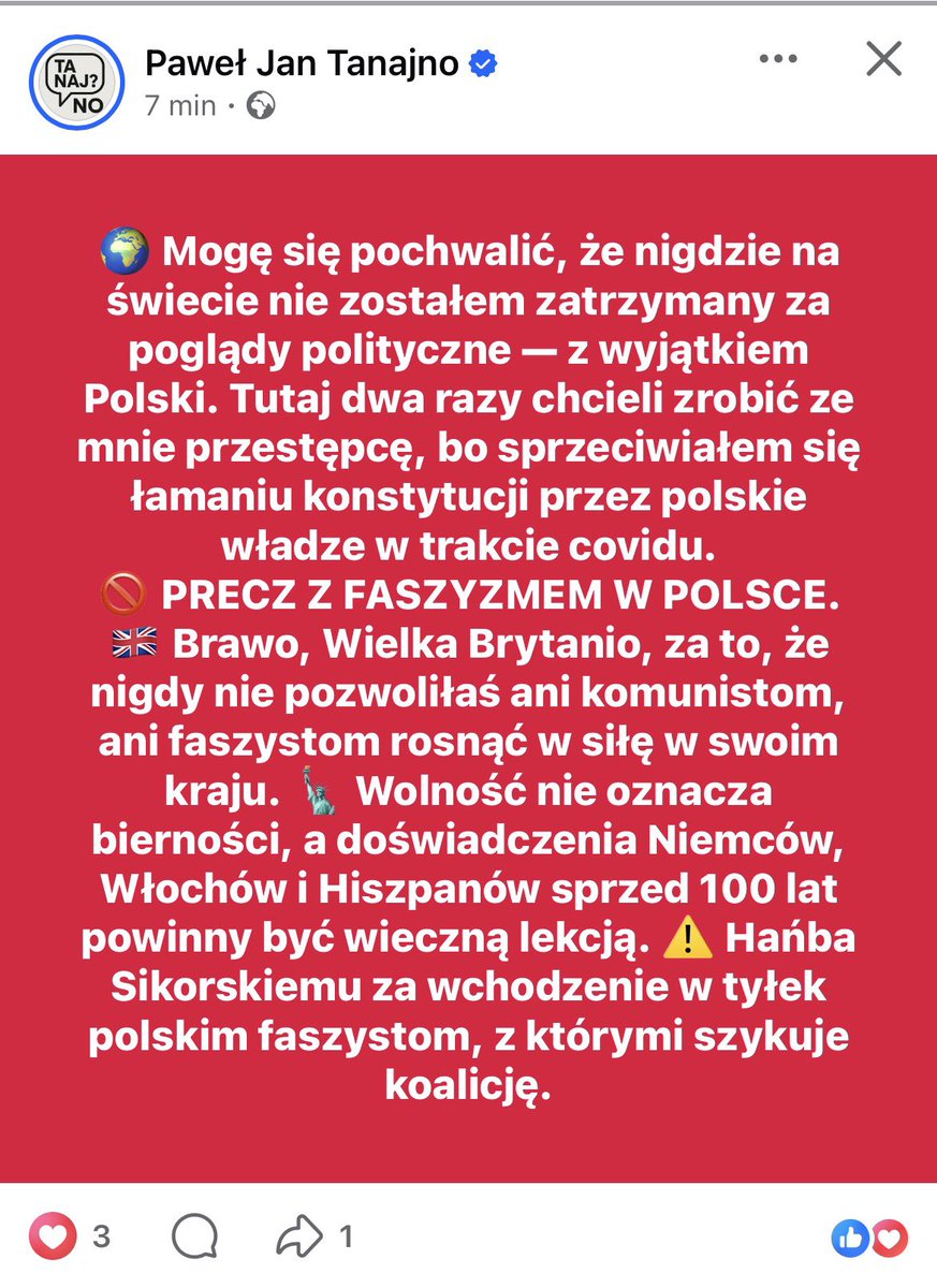 Michal_K_Tories's tweet photo. Ogłaszam żałobę narodową! Zszokowany i zdruzgotany informuję, że brytyjskie służby graniczne nie padły na kolana przed majestatem polskiego posła!

@SlawomirMentzen przyleciał do Londynu. Bez paszportu dyplomatycznego. Prywatnie. Na weekend z rodziną. I co się stało? Został potraktowany jak - o zgrozo! - ZWYKŁY OBYWATEL. Przez ponad trzy godziny musiał siedzieć w poczekalni z pospólstwem, a nie w saloniku VIP, podczas gdy oficerowie Border Force wykonywali swoje obowiązki. Sam zainteresowany z rozbrajającą szczerością przyznał, że strażnicy nawet nie wiedzieli, kim on jest. Mieli po prostu, mówiąc brutalnie i wprost, całkowicie wyjebane na to, ile milionów odsłon robi na polskim TikToku. System wyrzucił "red flag", więc go posadzili na krzesełku i kazali czekać. Szok! Niedowierzanie! Państwo totalitarne!

Zanim jednak sekta obrońców uciśnionego prezesa odpali swoje klawiatury, pozwólcie, że was wyręczę, bo już dokładnie słyszę ten zmasowany, prawicowy kwik:
"Hurr durr! Wielka Brytania upada! Muzułmanie na pontonach przypływają i robią, co chcą! Państwo z nimi nic nie robi, pozwalają im na wszystko, a jak przyjeżdża BIAŁY, UCZCIWY, POKRZYWDZONY EUROPEJCZYK, to go trzymają trzy godziny jak terrorystę! Gdzie tu sprawiedliwość?!"

No więc, drodzy fani fikołków logicznych, spieszę z wyjaśnieniem, jako członek brytyjskiej Partii Konserwatywnej (Conservative Party), który patrzy na to z tutejszej perspektywy. Tak, problem z nielegalną imigracją przez kanał La Manche istnieje i z perspektywy konserwatywnej jest to potężne wyzwanie, z którym musimy się uporać. Ale wiecie co? To, że mamy problem z dziurawą granicą na morzu, nie oznacza, że na lotniskach mamy rozdawać kwiaty i przepustki VIP każdemu zagranicznemu radykałowi, który wpada tu na weekendowy city break! Gdyby Sławek przypłynął na pontonie, to może faktycznie dostałby kocyk z folii termicznej i kubek lury z mlekiem, a tak - musiał zadowolić się zimnym prysznicem ze strony brytyjskiego "Law and Order".

Zgadzam się tu w 100% z @TanajnoPawel (co nie zdarza mi się często). Wielka Brytania ma długą i piękną tradycję obrony przed skrajnościami. U nas wolność słowa to nie jest licencja na importowanie sobie każdego możliwego populizmu. Brytyjczycy wiedzą, jak kończy się pobłażliwość dla dziwnych, radykalnych ruchów - i my tu nie mamy zamiaru powtarzać błędów kontynentalnej Europy sprzed 100 lat.

Zrozumcie jedną, brutalną prawdę: Wielka Brytania to suwerenny kraj. To my decydujemy, kogo wpuszczamy do naszego domu. I naprawdę, różnego rodzaju idiotów, krzykaczy i populistów mamy tu na Wyspach wystarczająco dużo we własnym, brytyjskim wydaniu. Nasze lokalne zapotrzebowanie na politycznych klaunów jest w pełni zaspokojone, produkujemy ich u siebie. Nie musimy ich importować z Polski.

Podsumowując tę całą "zbrodnię" na polskim parlamentaryzmie: brytyjskie służby zadziałały w 99% wzorowo. Jedyny, potężny błąd, jaki popełnili oficerowie po tych trzech godzinach weryfikacji tego nadmuchanego ego, polegał na tym, że ostatecznie pozwolili mu przekroczyć bramki. Powinni wbić pieczątkę "Return to Sender" i wsadzić w najbliższego Ryanaira do Modlina.

Trzeba było siedzieć w Toruniu, panie Mentzen. Tam przynajmniej wszyscy wiedzą, kim Pan jest.

M. Kurzdym ✌️🇵🇱🇬🇧❤️

#UKPolitics #ConservativeParty #Tories #WielkaBrytania #Mentzen #Konfederacja #BorderControl #Sovereignty #LawAndOrder #UK #Tanajno #CyrkNaKółkach #PłaczeIPłacze #ZwykłyKowalski #Pontony