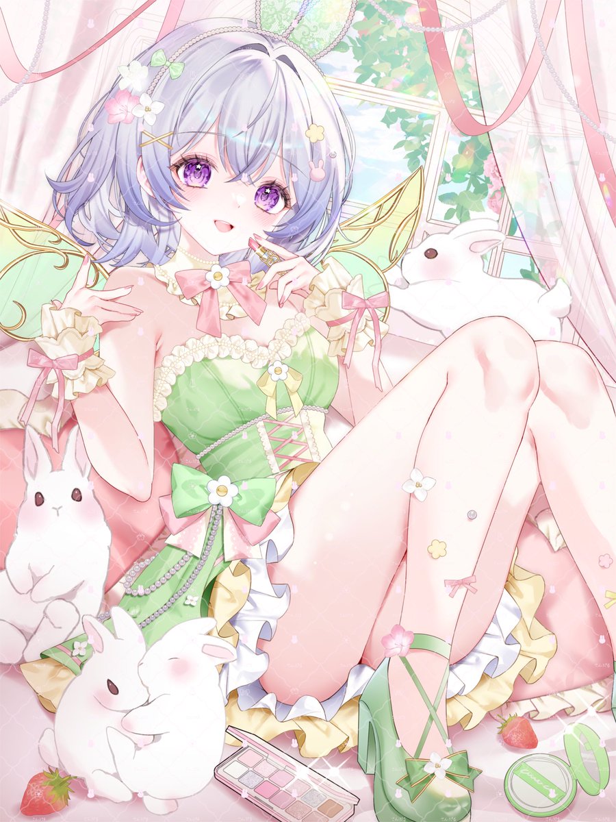 li_is_eee's tweet photo. ᘏ⑅ᘏଓ˚━━━━━

     1st Anniversary

      ━━━━━ᘏ⑅ᘏଓ˚
                              *°・✨

「ちょっと大人に

                 なれたかな？」

.
✨。°・.＊✨.*・°.✨
*

#一枚絵公開
#1周年 ありがとう🐇💕
#りいせのアトリエ
#IRIAM
#パネル開け達成 https://t.co/5JdJXwTpZV
