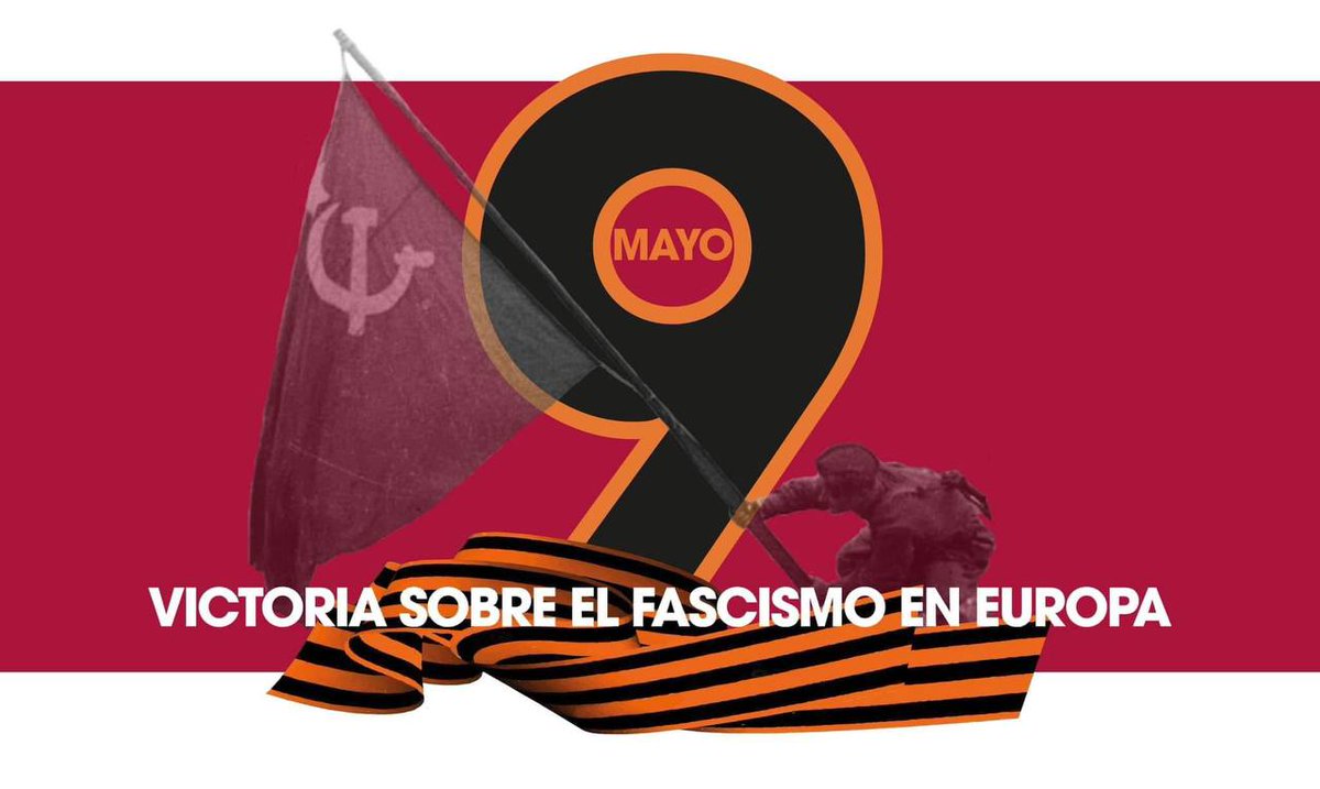 ElenaTomasBona's tweet photo. En esta casa se celebra el #9Mayo porque es el día de la victoria contra el fascismo. El “Día de Europa” se inventó para borrar de la memoria colectiva que fue el Ejército Rojo quien derrotó al nazifascismo y liberó el continente.
#9мая #ДеньПобеды https://t.co/pm5mlPAwZ8