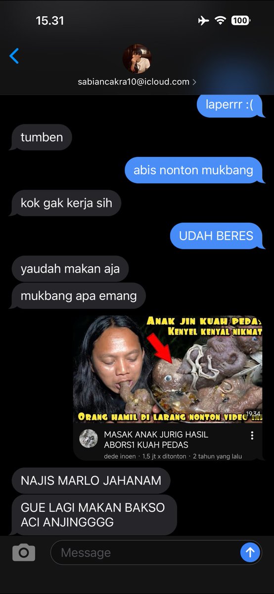 met sore, all.
