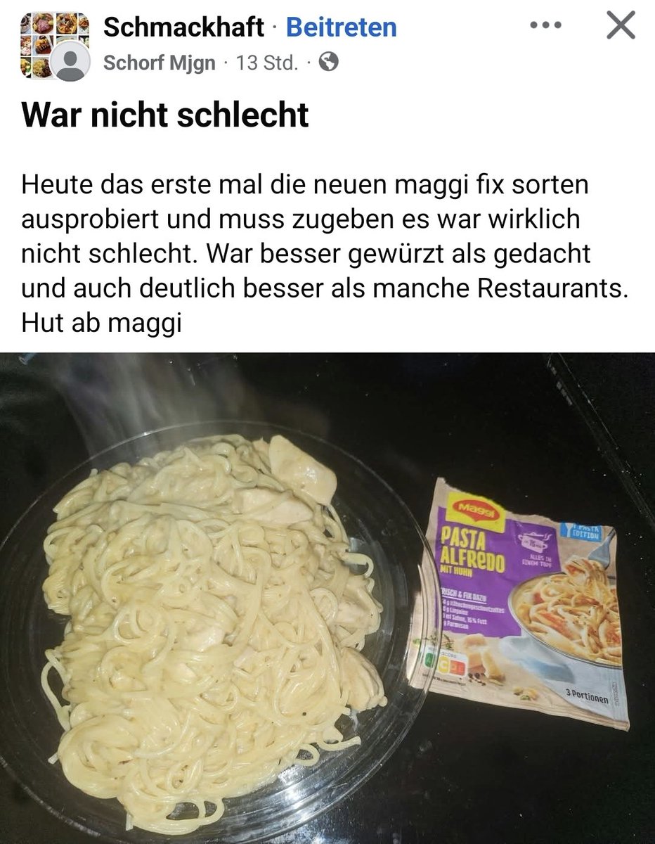 12Rosler's tweet photo. Hut ab maggi https://t.co/2blWuj8Vjd