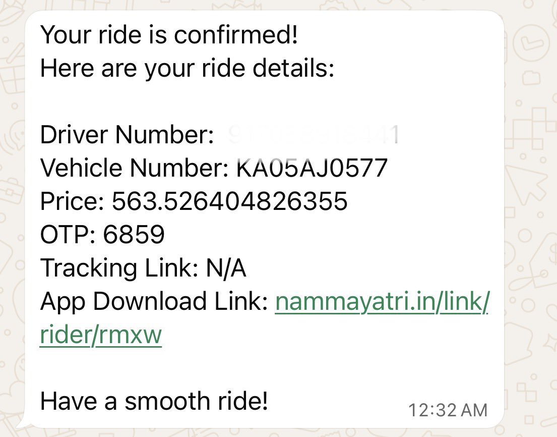 manivellan's tweet photo. Took cab at @BLRAirport from @nammayatri who started recently services. Driver was rude and demanded extra for toll despite fare includes the toll as well. Funny is that @nammayatri customer care don’t work at nights and hence no help. Stay away from @nammayatri https://t.co/ptqiX6434p
