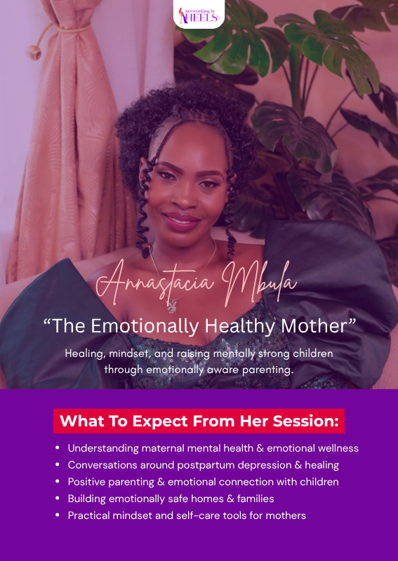 NetworkInHeels's tweet photo. We are honored to host Annastacia Mbula—Certified Mental Health Advocate, Mindset Coach, and Founder of Mothers Real Smile.

Because mentally strong children begin with emotionally supported parents. https://t.co/DrfoaAlXjk