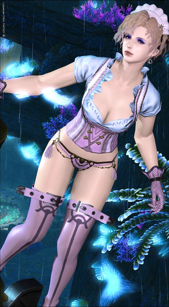 ハイランなメイドはいかが？
#FF14 #ハイラン娘
#すごくイイハイランダー