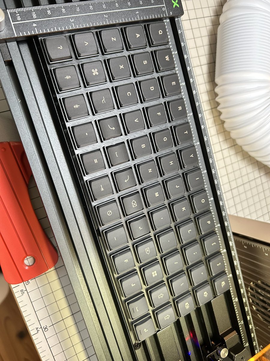 roBaish #Keyballish μ用、そう！16ミリ狭ピッチ用キーキャップも出来