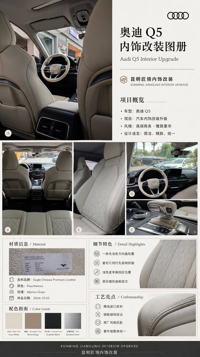 Audi Q5 Interior Upgrade Brochure