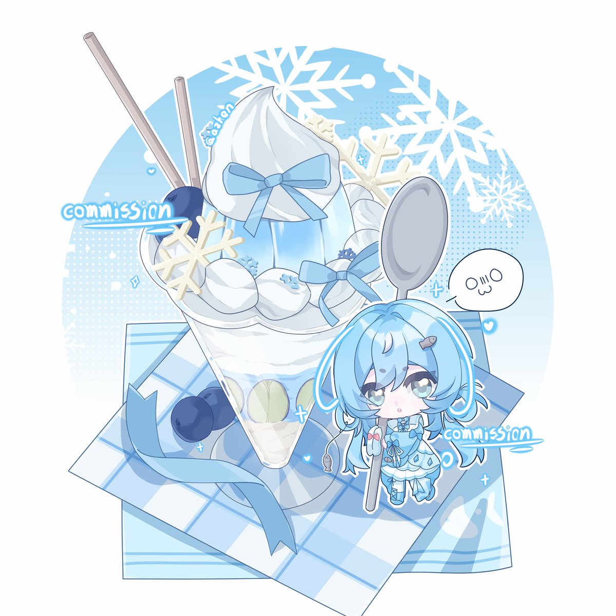 🫐🧊💤 #commissionart #art #稿件展示