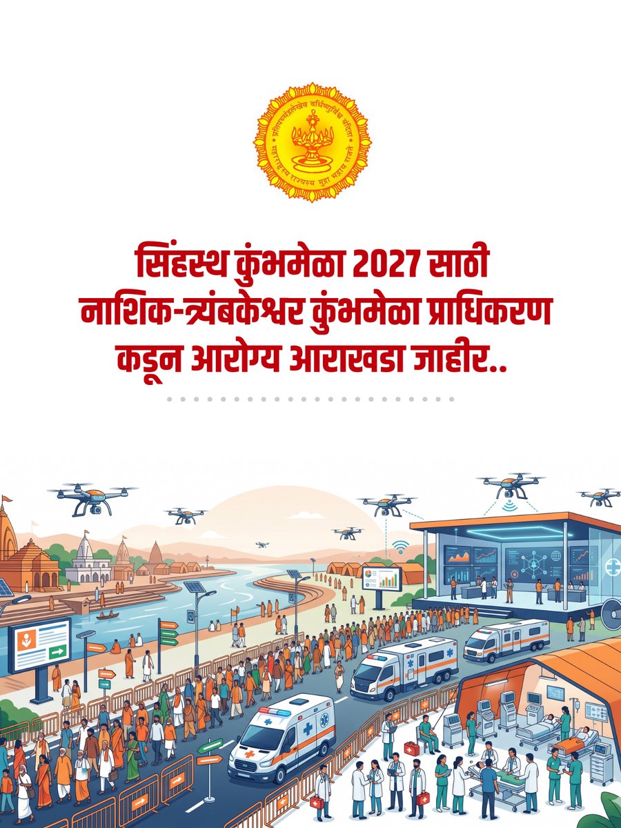 Nashik Trimbakeshwar Kumbh Mela Authority tweet media