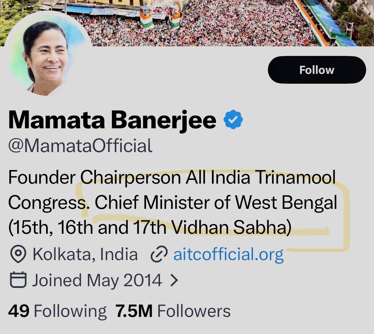Spotlight_BBS's tweet photo. She still continues to believe she is The CM! #MamataBanerjee https://t.co/k2DzGJjyia