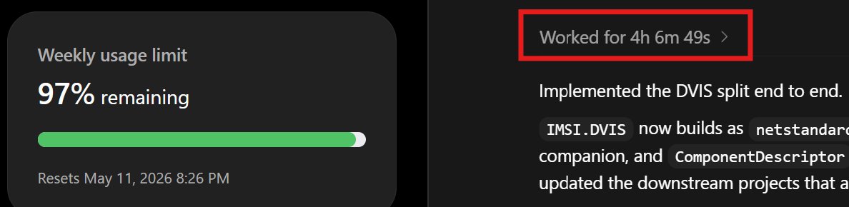 SheaAllan's tweet photo. Thought I'd put a dent in my 20x codex usage limit with an overnight goal but codex had other ideas. https://t.co/3xmIjtXjOW