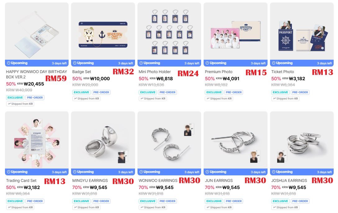 jesheyka17's tweet photo. [MY GO] WEVERSE BIRTHDAY SALE - SVT

📌 Price as per stated in pics
📌 Need fast payment
📌 Exc ems &amp; local fees only
📌 No cancellations or backouts  
⚠️ Closes once item is sold out

✨ Comment to buy https://t.co/tw75CJaRk6