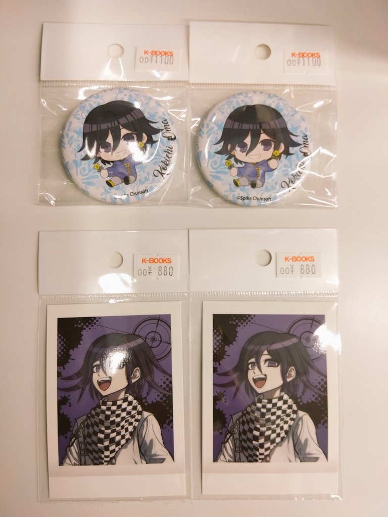 入荷情報】 ダンガンロンパ 王馬 缶バッジ ぱしゃこれ 入荷しました