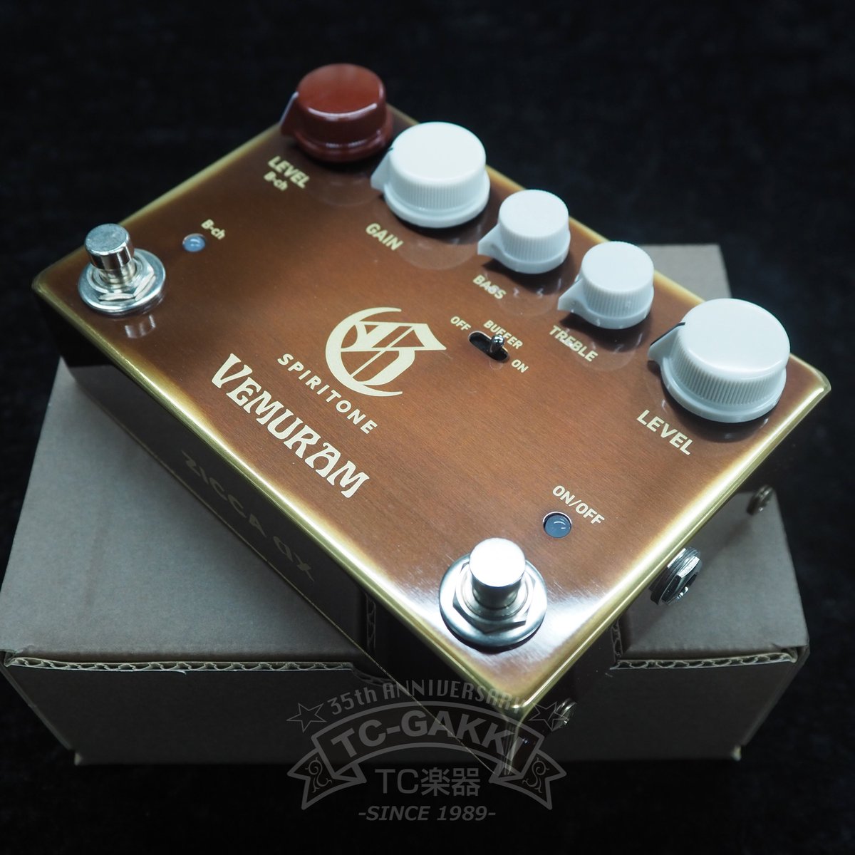 新品未使用　VEMURAM SPIRITONE ギター　エフェクター 圧倒的な表現力】VEMURAM SPIRITONE／プロ仕様の王道オーバードライブ
