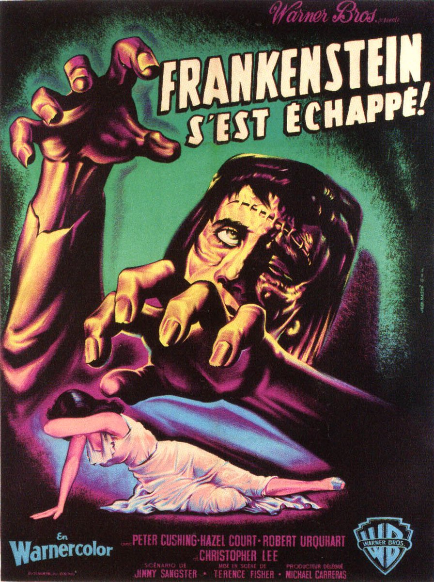 loucinefil's tweet photo. Retrouvez la critique de FRANKENSTEIN S'EST ECHAPPE (1957) sur le site https://t.co/Y1TehJGCtW
#thecurseoffrankenstein #terencefisher #petercushing #fantastique #gothique #Hammer #sang #savant #science #créature #maryshelley #jalon #Angleterre #couleurs #jackasher https://t.co/VLYV3A2TaB