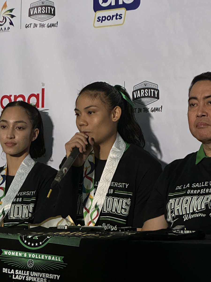 shotbyjpd_'s tweet photo. Angel says that she and her fellow batch 122 teammates remain undecided about using their last playing year. 

#UAAPSeason88 https://t.co/63dBlwH1ZF