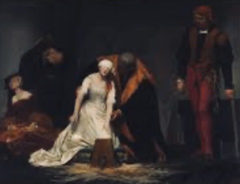HendTAlsudairy's tweet photo. لوحة حزينة لملكة حكمت فقط ٩ ايام وقتلت و عمرها ١٦ هي lady Jane Grey تعود قصتها الى القرن ١٦ واللوحة في بداية القرن ١٩ https://t.co/GvUcBkWiDC