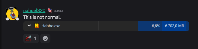 Bobba_Chain's tweet photo. 🚨 BREAKING: Users are reporting random client crashes and disconnects.

My computer turns into a jet engine when the RAM usage takes off...

@Habbo 

Are you experiencing this problem too?

I heard that you can buy RAM memory with software🤡 https://t.co/VH6om2pYkj