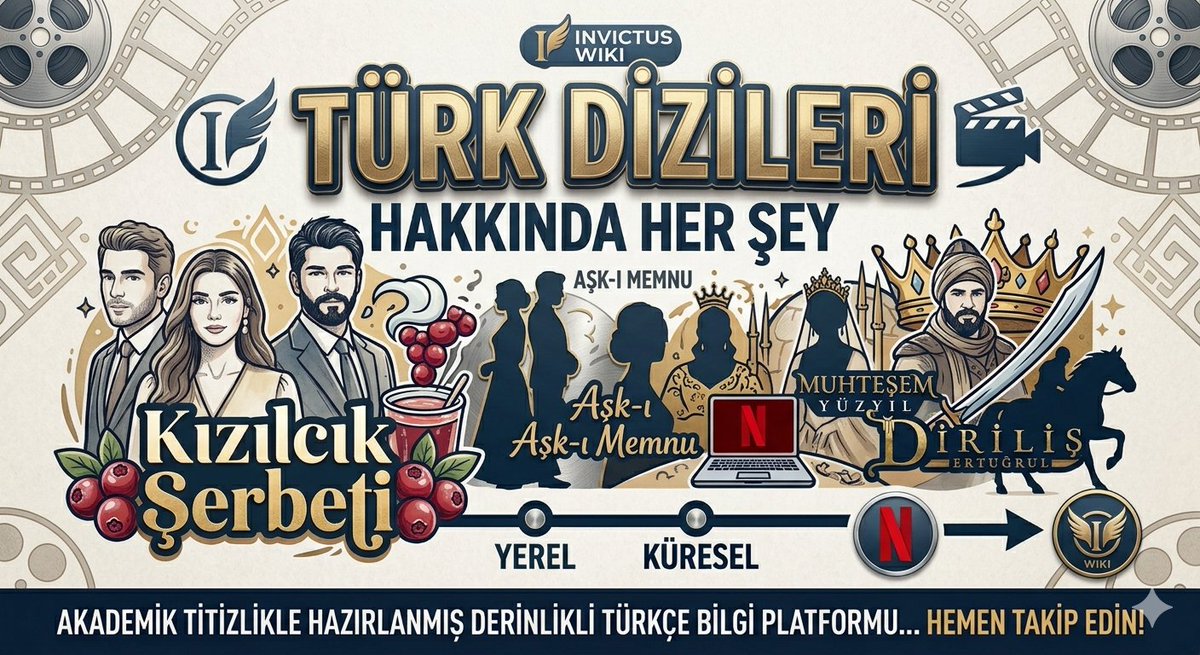 InvictusWiki's tweet photo. @kubratinkir Türk dizileri hakkında merak ettikleriniz bu yazıda:

"Türk Dizileri Hakkında Her Şey" 👇
https://t.co/WhDxJTPMLJ

🌐 Invictus Wiki: Akademik titizlikle hazırlanmış derinlikli Türkçe bilgi platformu... Hemen takip edin!

#türkdizileri #kizilcikşerbeti #netflix #invictuswiki https://t.co/QE1VuWipPH