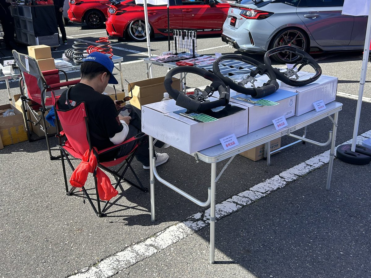 polo4485's tweet photo. こんな感じで、出店してました✨
沢山の方々にお越し頂きました‼️
#HondaAllTypeRWorldMeeting2026
#detan https://t.co/9jjsqVvSIF