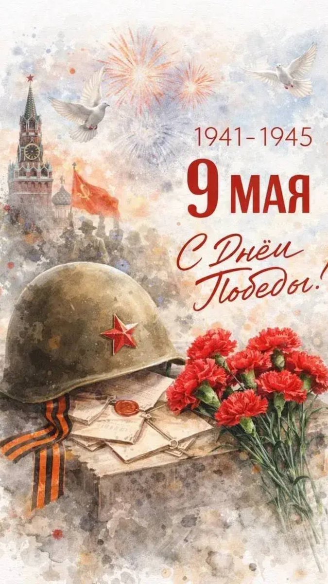 Ana_Ilyasova's tweet photo. Congratulations to everyone on the day of the Great Holy Victory!!! Eternal memory to all those who gave their lives for our victory. And we, the grandchildren and great-grandchildren of the victors, proudly continue their work, and we sacredly remember the price at which this great day was achieved!!!

Поздравляю всех с днем Великой Святой Победы!!! Вечная память всем тем, кто отдал жизнь за нашу победу. А мы внуки и правнуки победителей с гордостью продолжаем их дело, и свято помним какой ценой был дан этот великий день!!!