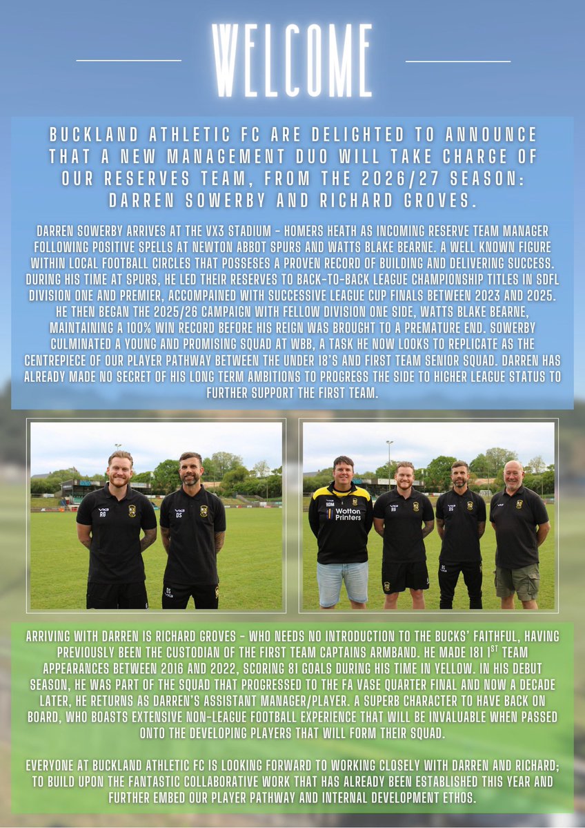 Buckland Athletic FC tweet media