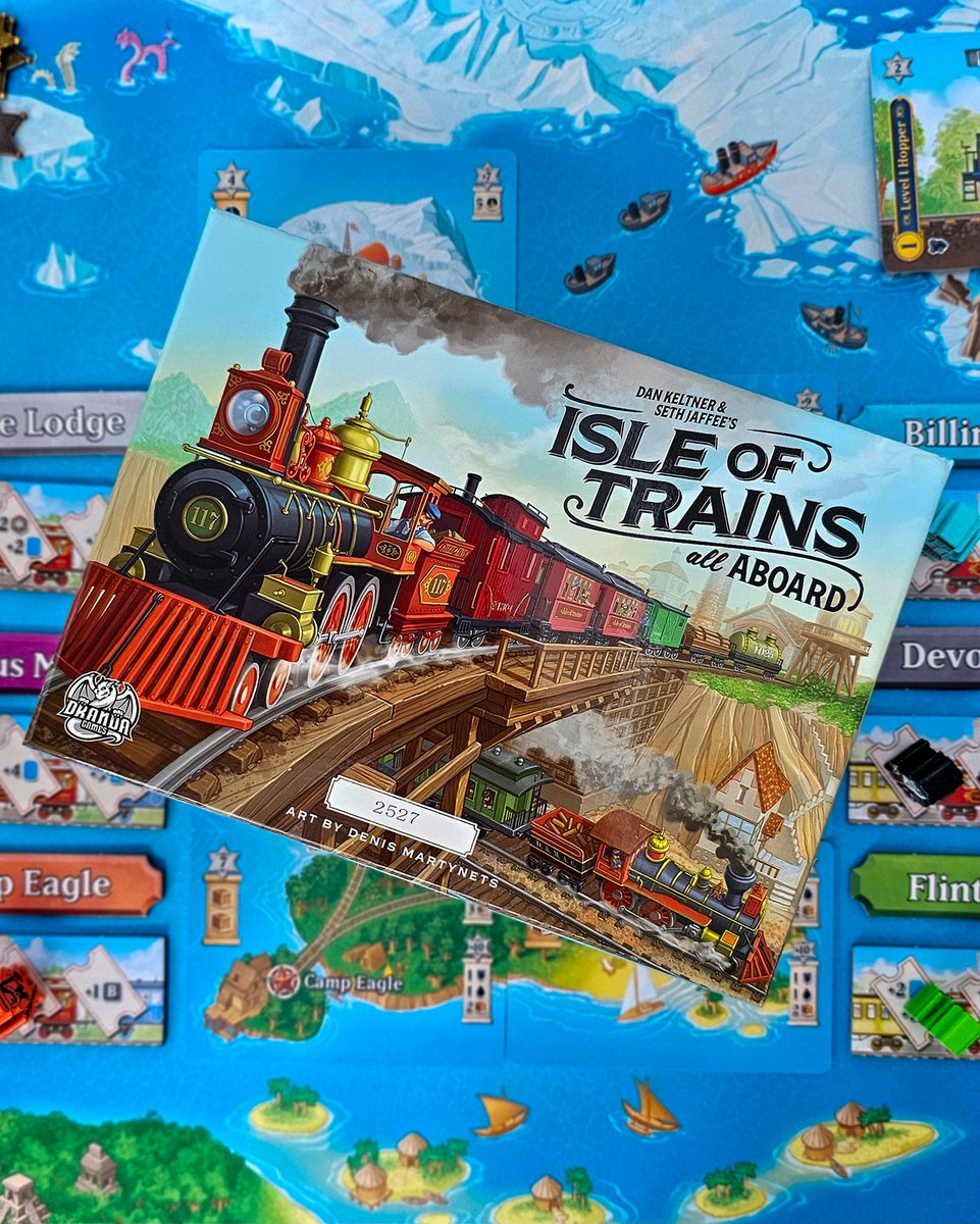 DrandaGames's tweet photo. SATURDAY SHOWCASE

Denis went all out and sent us this highly detailed map for Isle of Trains: All Aboard. Check out all the little extras he added!

Pick up this perfect gateway plus game here: 
https://t.co/iuszysYXjQ https://t.co/E1e6XnNVjy