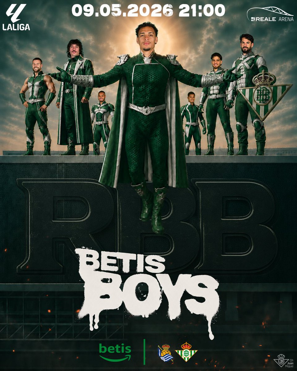 pbOJM's tweet photo. 🙌🏽Qué bonito es ser de Betis y disfrutar de la temporada hasta el final!! 🇳🇬

Penúltimo desplazamiento donde hay que puntuar para afianzar esta 5ª plaza, que es un tesoro! 🪎🦍

🎶BETIS, MI VIEJO AMIGO, ESTA TARDE VOLVERÉ A ESTAR CONTIGO🎶

#RealSociedadRealBetis #OJM https://t.co/UrVzexl7oM