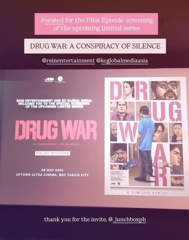 richardmz13's tweet photo. earlier today: Pilot Episode screening of the upcoming limited series DRUG WAR: A CONSPIRACY OF SILENCE

initial thoughts: urgent. timely. suffocating. this deserves the widest reach possible. world-class! https://t.co/LGKT8Zh2dw