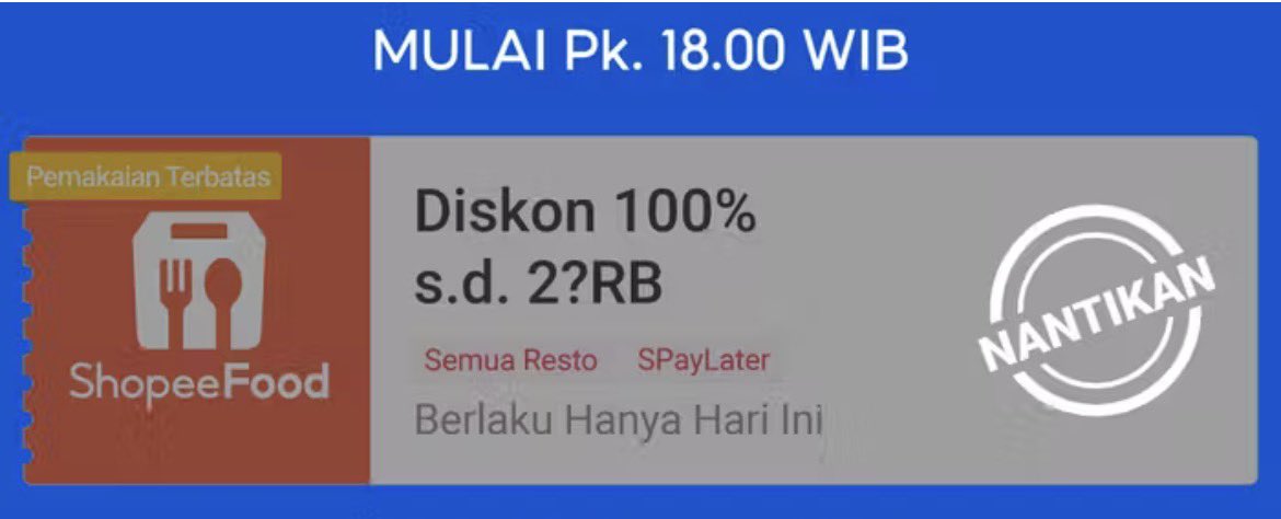 Kode Voucher Shopee💯 tweet media