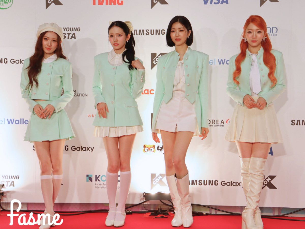 fasme_media's tweet photo. ˗ˏˋ 🍀KCON JAPAN 2026 🍀 ˊˎ˗
Red Carpet 5月9日(土)
二日目レッドカーペット速報✨

/／
 IS:SUE ( #イッシュ )
\＼

@kconjapan #ISSUE https://t.co/TnNc5tNg6v