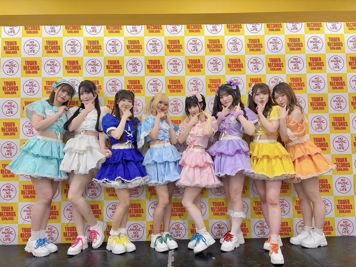 今日の #ネクストリコ は #エラバレシ のみなさんとタワーレコード新宿