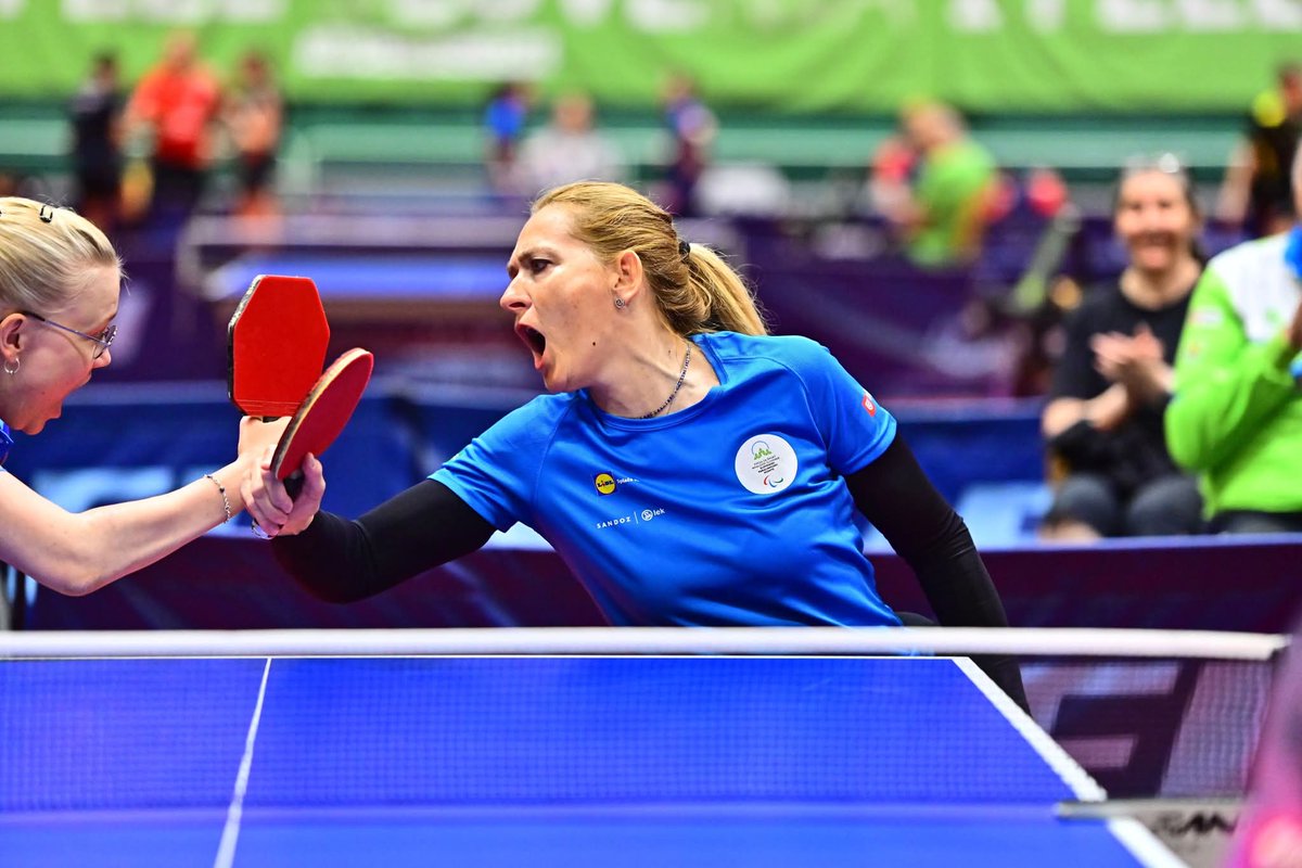ParalympicsSLO's tweet photo. 🏓 Andreja Dolinar do brona! 🥉
Na ITTF World Para Challenger, delu I Feel Slovenia Thermana Laško Open, je s Finko Aino Tapola v polfinalu izgubila proti KOR 0:3, a osvojila bron! 🏅💪
#FeelSlovenia #ParasportSlovenia #NPCSlovenia 🇸🇮  
@SloveniaInfo https://t.co/4rj3cjq57F