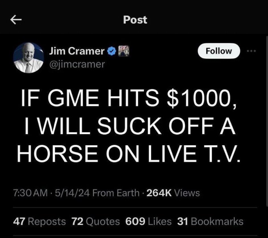 TamirCrypto's tweet photo. Yo @jimcramer are you ready??? https://t.co/HQ5jsGbFxm