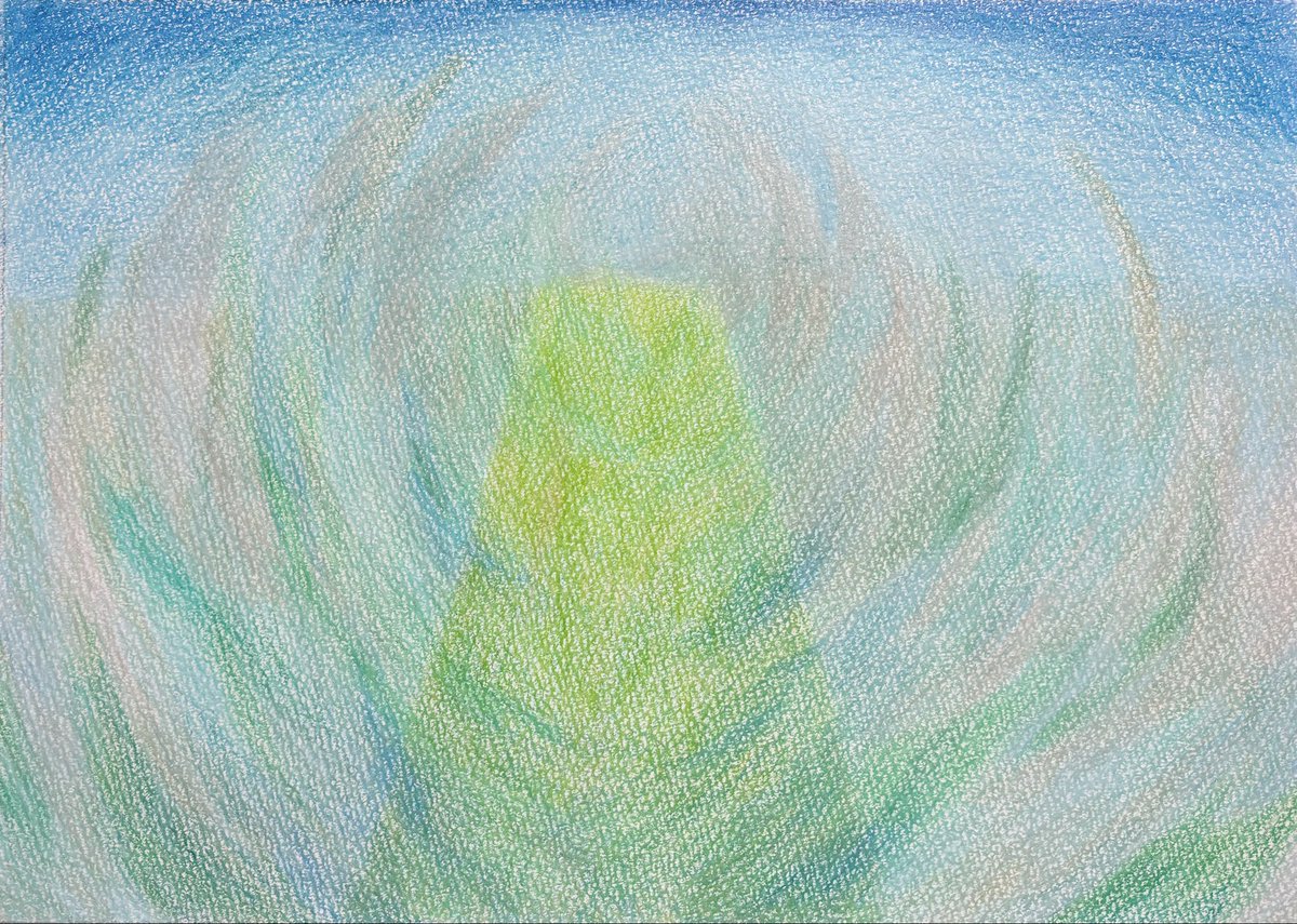 抽象画『ビビ』 抽象画 #イラスト #絵 #abstractart