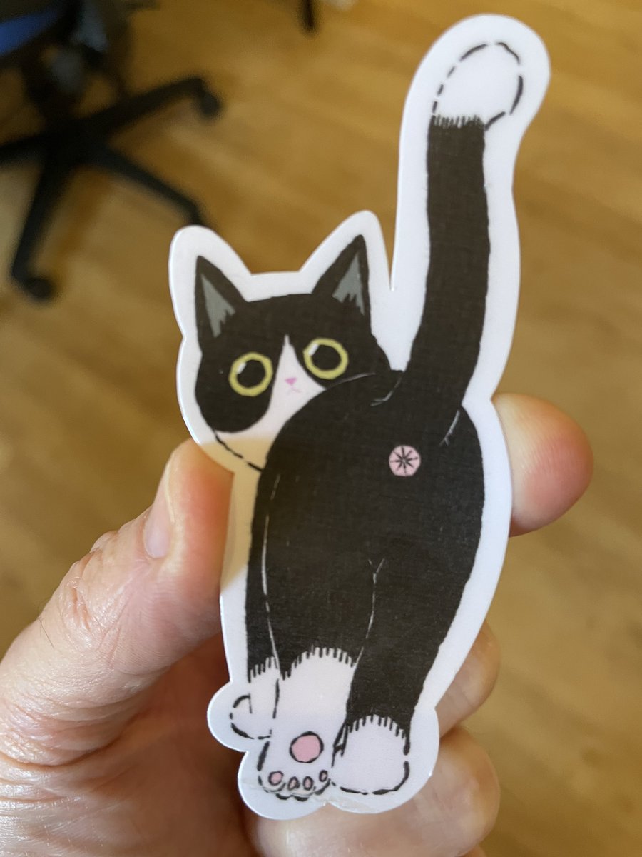 This is the FREE sticker May's Snail Meow subscribers will receive